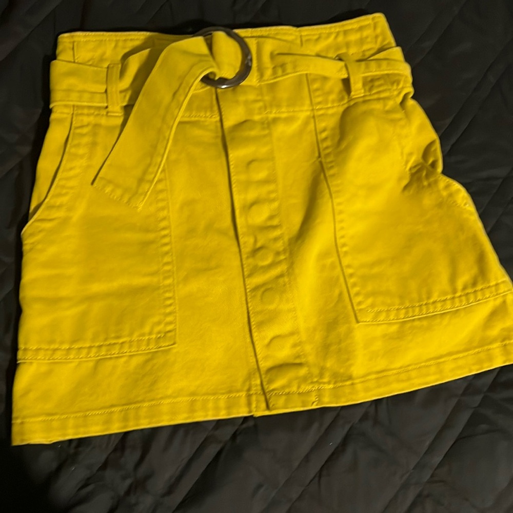 Yellow skirt size S